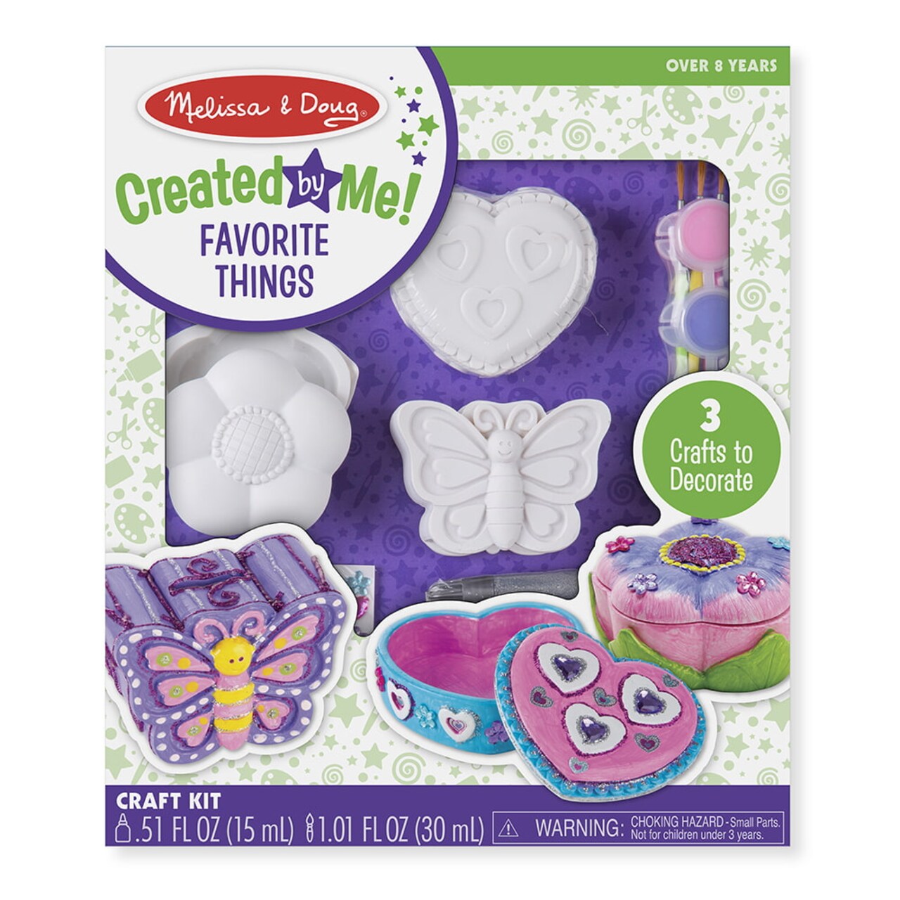 Melissa & Doug Decorate Your Own Favorite Things Craft Kits Set